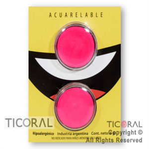 MAQUILLAJE ARTISTICO FLUO ROSA ROSA (4 GR SET X 2) (BLISTER X 3 UNID)
